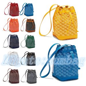 2023 Klasik Tasarımcı İpli Hobo çanta kadın erkek çantalar kova poşet moda Hakiki Deri çanta Lüks satchel crossBody omuz debriyaj bez Çantalar