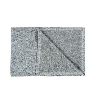 Sublimation Grey Blankets 50x60inch Soft Sofa Cover Thermal Transfer Blanket Warm Office Nap Carpet Wholesale A02