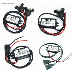 Caricabatterie per tecnologia di alimentazione per auto Modulo convertitore CC Porta singola da 12V a 5V 2 / 3A 15W con cavo micro USB durevole