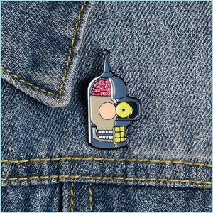 Pins Brooches Cute Funny Enamel Brooches Pins For Women Men Christmas Demin Shirt Decor Brooch Pin Metal Kawaii Badge Fashi Dhgarden Dhnhp