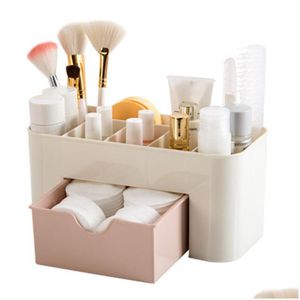 Storage Boxes Bins Plastic Tabletop Cosmetics Storage Box Creative Sorting Boxes Der Style Easy To Use 2 75Me Dd Drop Delivery Hom Dhmvz