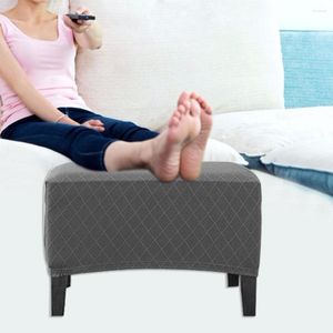 Chair Covers Stretch Sofa Cover Footstool Foot-rest Stool Bench Cushion Nonslip Elastic Furniture Ottoman Slipcover Protector