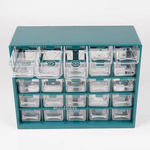Takım kutusu plastik 25 kafes çekmece tipi donanım depolama duvarı asılı vidalı parçalar sınıflandırma bileşeni 221128