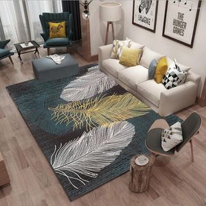 Carpets Living Room Decorate Rugs Table Pad Nordic Minimalist Style Carpet Modern Geometric Abstract Household Bedroom Bed Mat