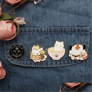 Pinos broches kawaii broches esmaltões desenho animado fofo de bisonte branco bison bish brooch fãs de filme de filme exclusivo dhgarden dhjor