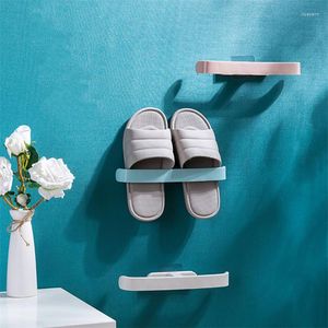 Bath Accessory Set 1PC Free Of Punch Shoe Rack Bathroom Wall Hanger Multifunctional Shelving Storage Slipper Products