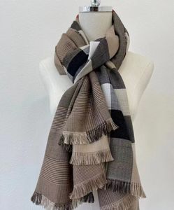 cachecol de designer de marca de luxo tricotado primavera inverno cachecol feminino carta cachecóis de caxemira quente xales pescoço bandana pashmina envoltório senhora 687689