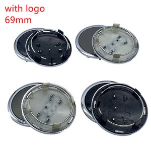 4pcs Wheel Covers Hub Cap Center Cover 69mm ABS Material Logo Cover