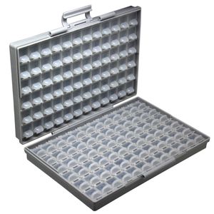 Tool Box Aidetek smd storage box plastic Case surface mount resistors capacitors well small compartment tiny Organizer toolbox BOX STORAG 221128