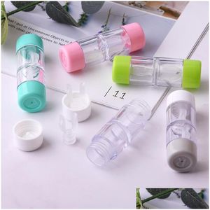 Other Housekeeping Organization Contact Lens Case Myopia Glasses And Cosmetic Contacted Len Companion Box Plastic Care Boxes Whole Dhv0W