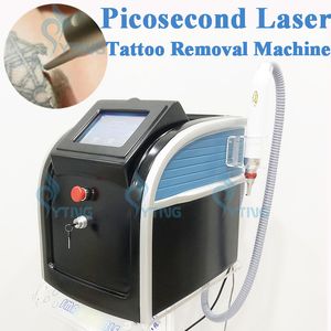 Macchina per la rimozione del tatuaggio laser a picosecondi Professionale 755nm 1064nm 532nm 1320nm Rimozione della pigmentazione laser Q commutata Nd Yag