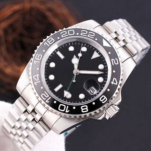 Yüksek kaliteli vintage saat gmt kadın tasarımcı saatler erkek otomatik hareket reloj montre de lüks seramik çerçeve f1 mekanik otomatik dhgate