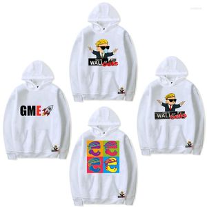 Męskie bluzy gamestop sudadera hombre hip hop biały ponadwymiarowy bluza bluza kobiet Wallstreetbets dorosłych bluzy bluzy