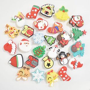 Charms 27st Santa Christmas Tree Charms Shoe Buckle Cute Gifts Diy Shoes PVC Toy Party Decoration Accessories 1546 D3 Drop Dhgarden Dhjcx