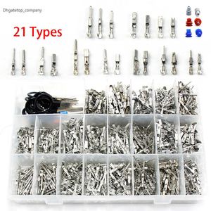 Car Electrical Wire Terminal 1/1.5/1.8/2.2/2.8/3.5mm Auto Electric Connector Plug Removal Male Female Crimp Automotive Pins