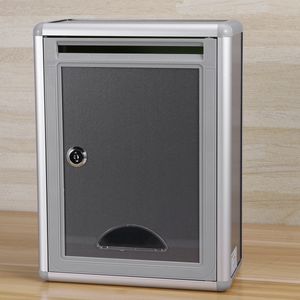 Garden Decorations Box Wall Suggestion Drop Lock Mount With Mailbox Mounted Ballot Donation For Locking Small Office Raffle Key Slot Comment Clear 221128