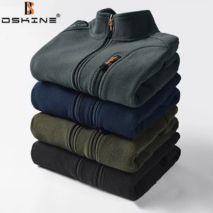 Herrenjacken Große Größe S-6Xl Herbst Fleece Warmer Mantel Frühlingstaktiken Winddichte Mode Lässig Slim 221124