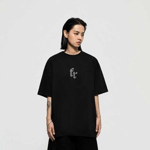Erkek Tişörtler 22SS Yeni Amerikan Yaz Sınırlı Macun Malzesi Matkap Adam Tee Klasik High Street Tasarımcı T-Shirts Nefes Alabilir Moda Erkek Kadın Gençlik