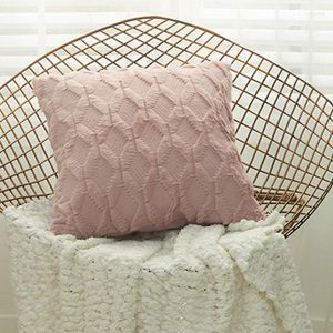 Pillow Case White Decorative Pillows For Sofa Fluffy Soft Solid Color Cushion Cover Home Decor The Plaid Throw Geometric