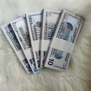 Bästa 3A High Pieces/Package American 100 Gratis bar valuta Papper Dollar Atmosfär Kvalitet Rekvisita 100-5 pengar 9306 29DCI