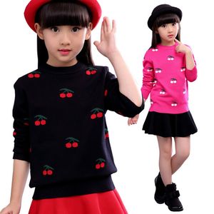 Pullover Autumn Cotton Cotton Sweater Top Girls Kids Kids Cartoon Sevents Wear Coats Children Clothing 6 8 10 12 Seens 221128