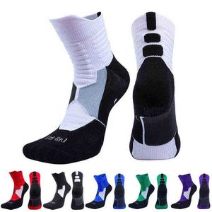 Men Women Fiess Running Bike Cycling Hiking White Sport Socks Outdoor Basketball Football Soccer Compression Calcetines Y1209