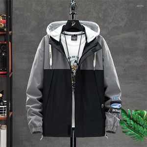 Men's Jackets Brand Men Jacket 2022 Autumn For Man Clothing Hooded Sweatshirt Long Sleeves Coat Tops Korean Style Fashion