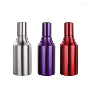 Lagringsflaskor 1 st 750 ml 304 Rostfritt st￥l Oil Dispenser Kitchen Tools Tank och vattent￤t J1452-2