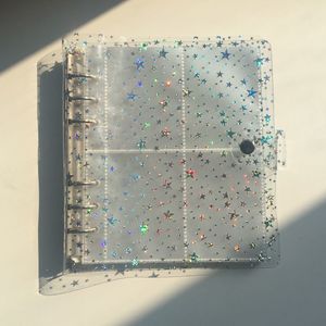 Notepads Yiwi Transparent Star Soft PVC Portable Po Album Jelly Color Album for Mini Instax Name Card Album de Pos 221128