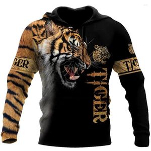 Herrtr￶jor 2023 tiger 3d tryck svart tatuering hoodie pullover sweatshirt man kvinnor harajuku outwear casual unisex zip jacka tracksuit