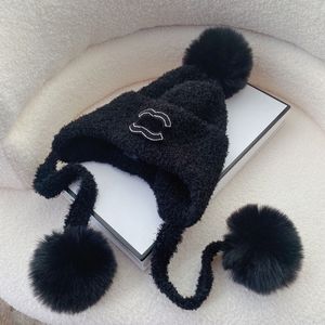Designer de luxe bonnet bonnet tricot chapeau hiver de broderie classique style chaud doux confortable pour les hommes et les femmes très bien gentils