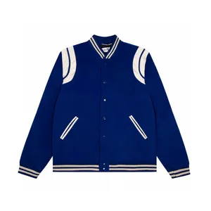 Giacca da uomo firmata cappotto da uomo street hip-hop retro uniforme da baseball Classico cashmere Giacca casual da uomo in puro colore