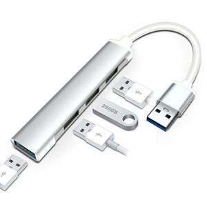4 USB HUB Typ C Hubs Port Multi Splitter Adapter OTG High Speed Docking Station Universal för Xiaomi Lenovo MacBook Pro PC Computer Accessories