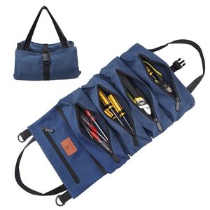 Tool Bag WESSLECO Roll Up Multi-Purpose Wrench Screwdriver Organizer Hanging Zipper Tote Storage 221128