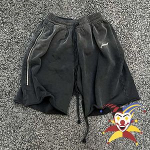 Men's Shorts Vintage Black ASKYURSELF Shorts Men Women Embroidered ASKYURSELF Shorts Long Zipper ASK Breechcloth T221129 T221129