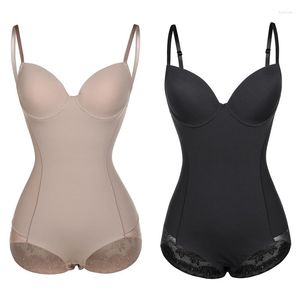 Women's Shapers Minifaceminigirl Women's Extra Firm Control Shapewear Bodysuit Plus Size Comfort Wear Your Own Bra Slimmer Body Briefer