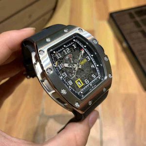 watches wristwatch designer Luxury Mens Mechanical Watch Richa Milles Technology Calendar Personalized Hollowed Full-automatic Tidal Tape