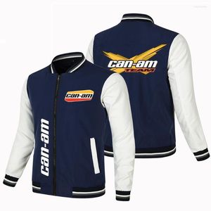 Men's Jackets 2022 Casual Fashion Micro-label Printed Jacket Men's Long-sleeved Hip-hop High Street Baseball Sports on Sale