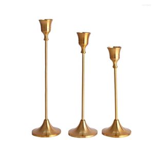 Candle Holders Metal Nordic Style Stand Fashion Wedding Bar Party Uchwyt przyjęcia Znakomita Candlestick Table Dekoracja domu