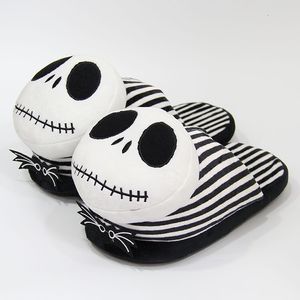 Slipper Flip Flop Plush Cotton Shoes Doll Christmas Present Skull Monster Halloween Indoor Cartoon 221128