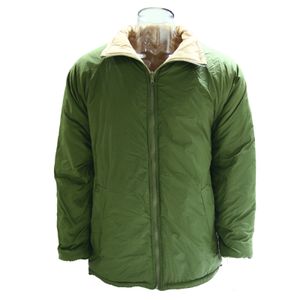 Mens Jackets British Exército Britânico Reversível Jaqueta Térmica Excedente Militar Governo Emissão Golfo Treinamento ao ar livre Casaco quente e leve 221129