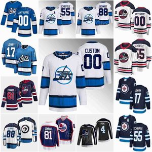 Winnipeg Hockey'''nhl''jets 81 Kyle Connor Jersey 17 Adam Lowry Pierre-Luc Dubgeny Svechnikov Rutger McGroarty Mark Scheifele Nate