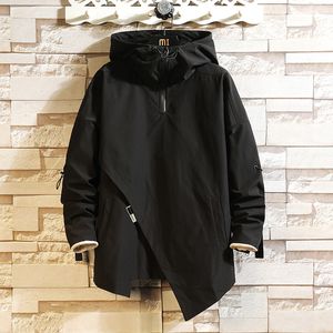 Mens Jackets Fashion Spring Autum Casual Streetwear Hoodie Harajuku Pullover Windbreaker Coat 5xl 6xl 221128