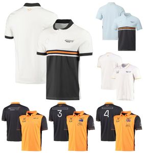 2022 Nova F1 Fórmula 1 Equipe T-shirt de manga curta Mens e Womens Racing Bystander Respirável Camisetas F1 Polo Camisas Fãs Jersey