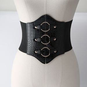 Kostymtillbehör Sexig korsett underbust kvinnor elegant korsettkurva shaper modellering rem bantning midje bälte fast färg