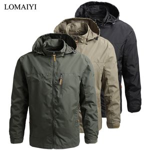 Mensjackor Spring Windbreaker Man Oversize 7xl Windshield Jacket Men Autumn Coat Camping Man Work Wear Clothes AM453 221128