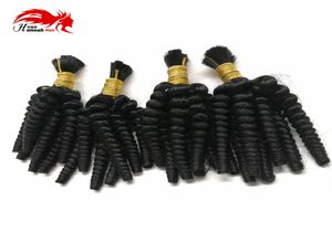 Human Hair For Micro Braids Loose Curly Brazilian Bulk Hair Unprocessed Micro mini Braiding Hair No Weft7668598