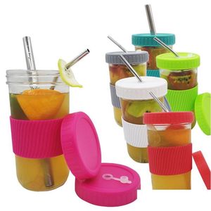 Drinkware Lid Masons Jar er Sealing Bottle Lids Circar Mason burkar Cap Drink Bibehålla färskhet Drickware Lid Kök leveranser 114 K2 D DH5TK