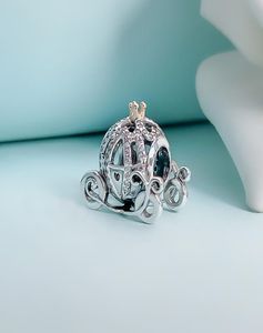 Autentisk Sterling Silver Pumpkin Charm Women Diy Jewelry Accessories With Original Box för Pandora Bangle Armband Making Charms