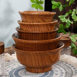 Bowls Mongolian Milk Tea Bowl Friendly Jujube Wood Drinkware Kitchenware Household El Suppliers Kitchen Bar Drop